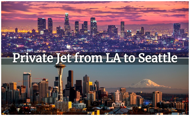 private jet los angeles to seattle