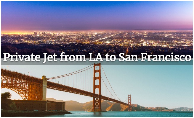 private jet charter la to sf